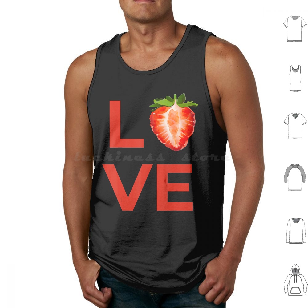 Healthy Snacks Food - Amor morango amantes da fruta vegano