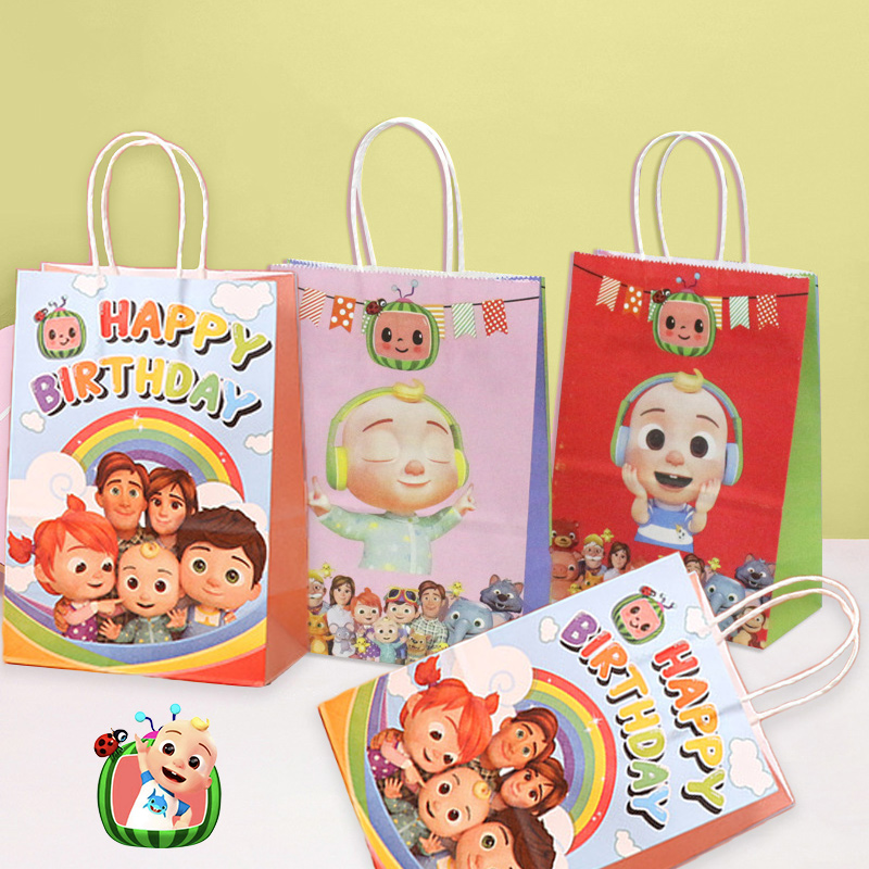 Cookies Pack - Cocomelons festa presente saco conjunto bonito