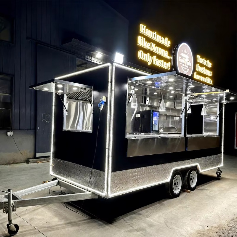 Trailer de Alimentação Móvel,  - Food Snacks Catering avaliação e preço
