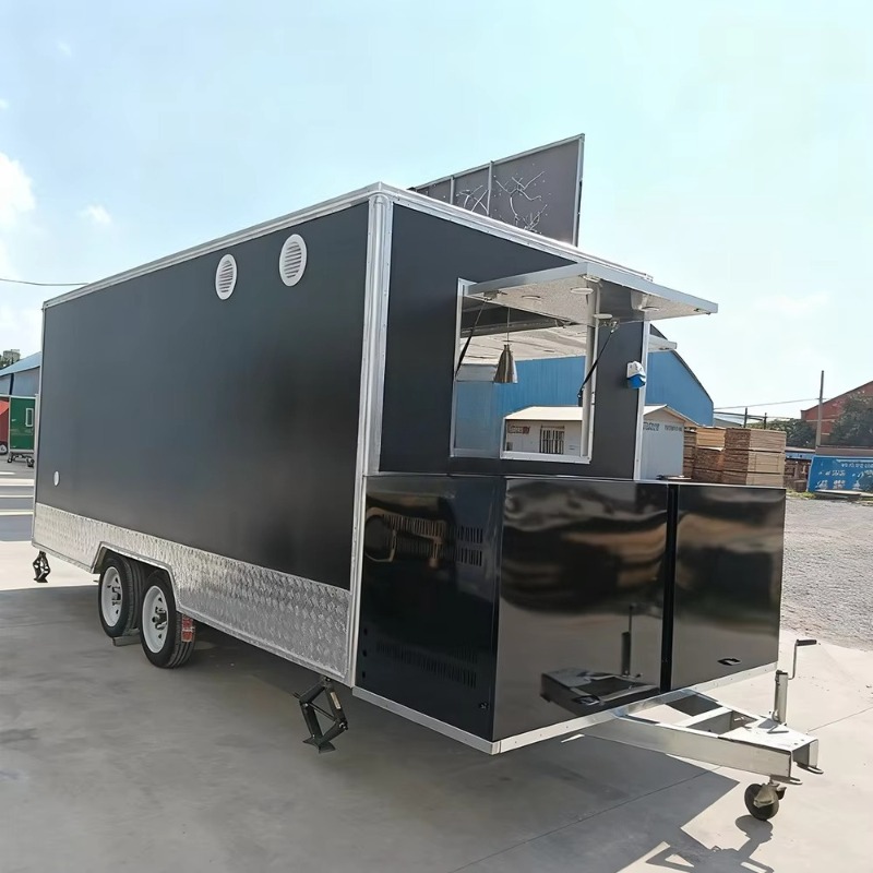 Trailer de Alimentação Móvel,  - Food Snacks Catering avaliação e preço
