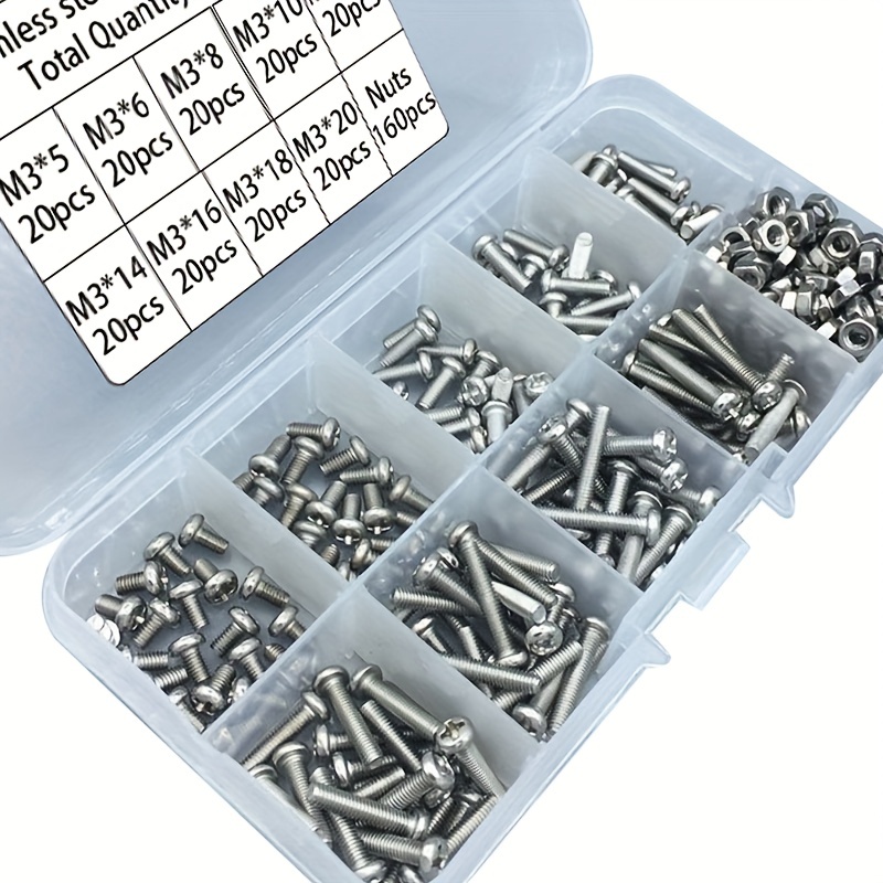 Conjunto de 340 peças de Paraf - Nuts Mix avaliação e preço