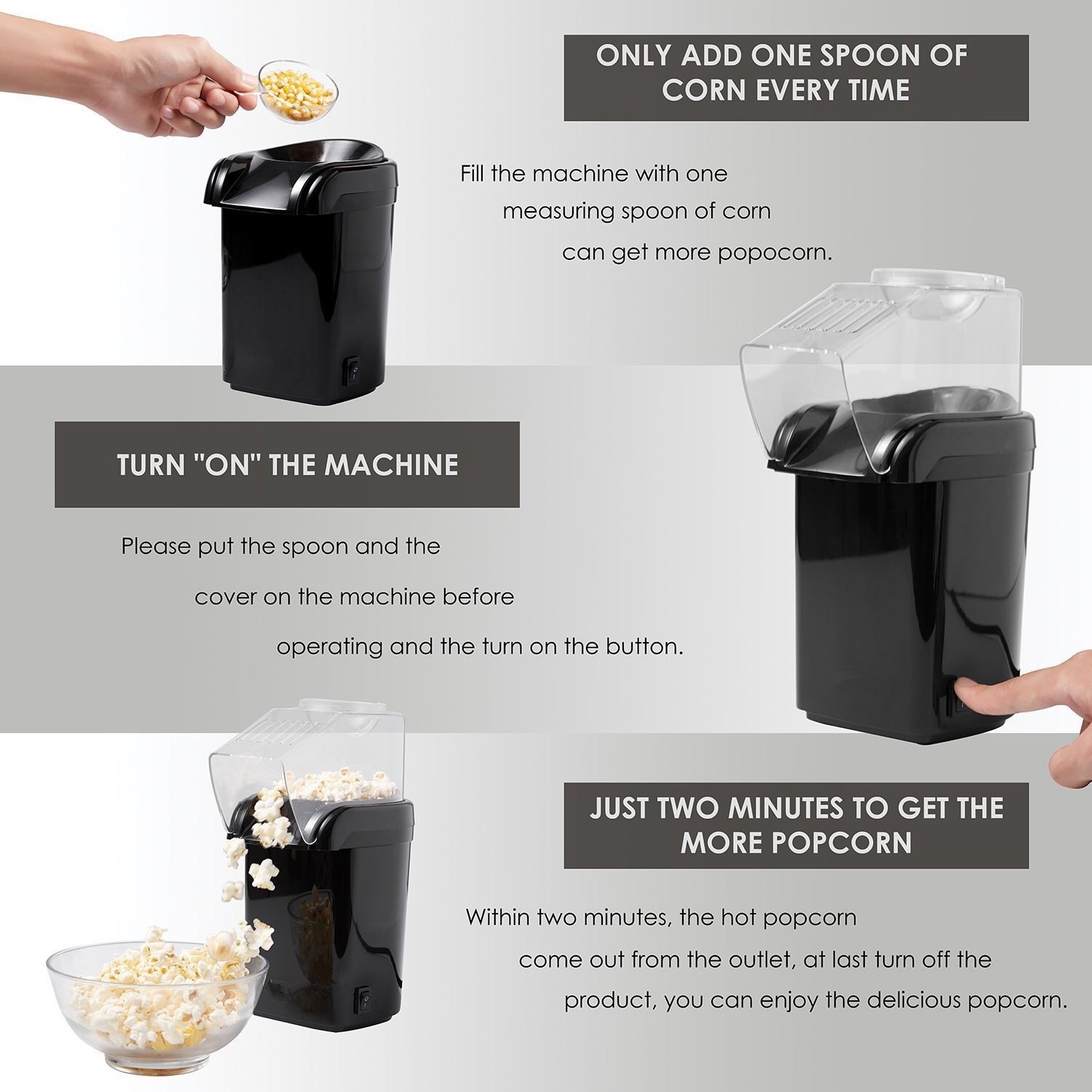 Máquina de Pipoca de Fácil Ope - Popcorn avaliação e preço