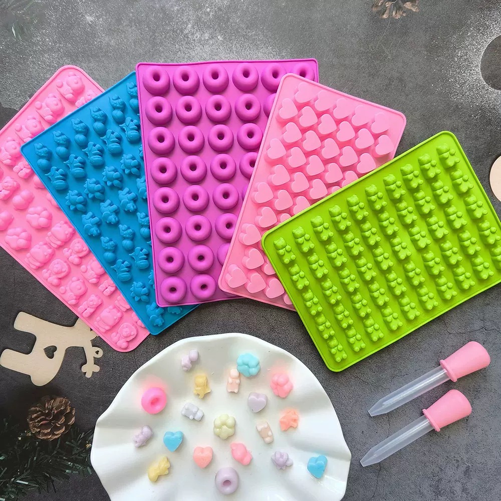 Molde de Silicone Antiaderente - Gummy Candy avaliação e preço