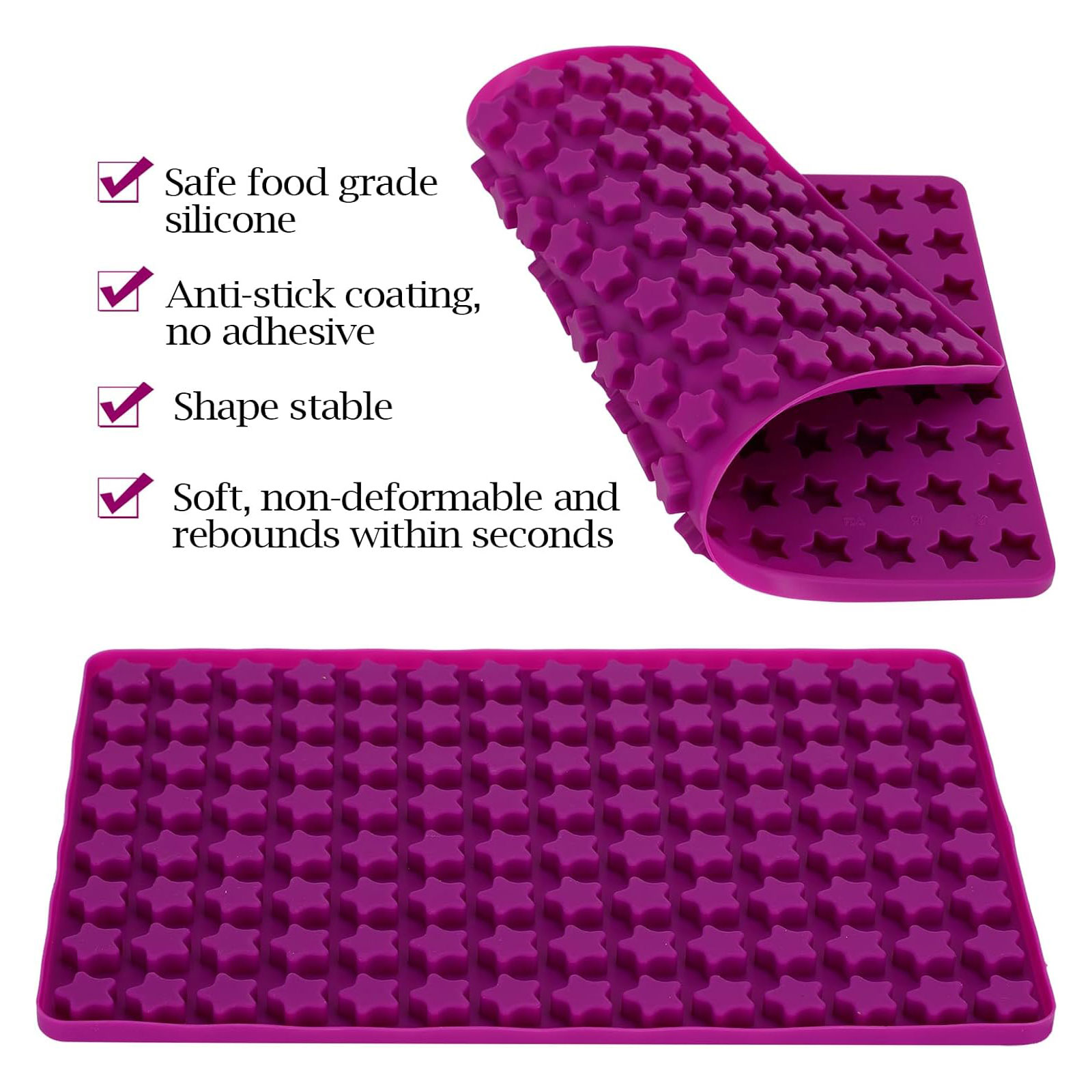 Formas de Silicone Mini Estrel - Gummy Candy avaliação e preço