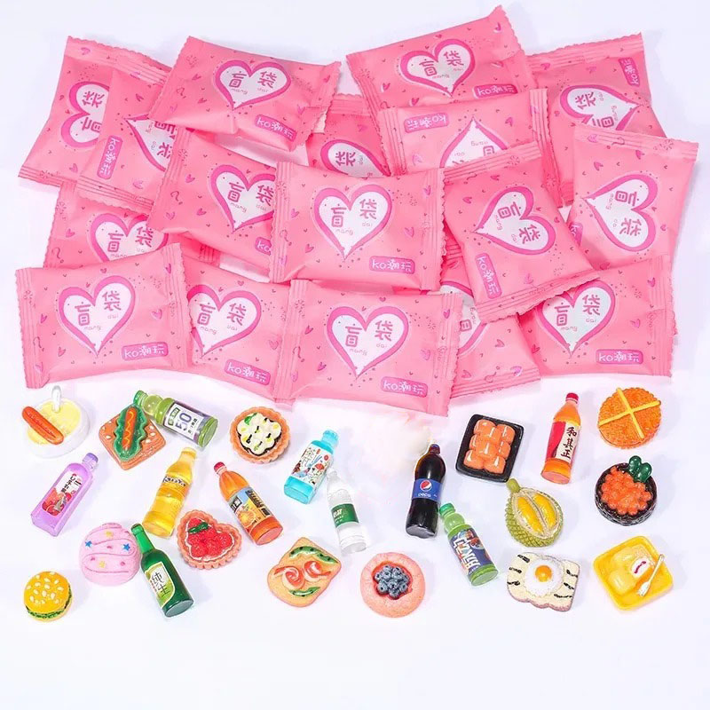 Brinquedo de Comida em Miniatu - Food Snacks Drinks avaliação e preço
