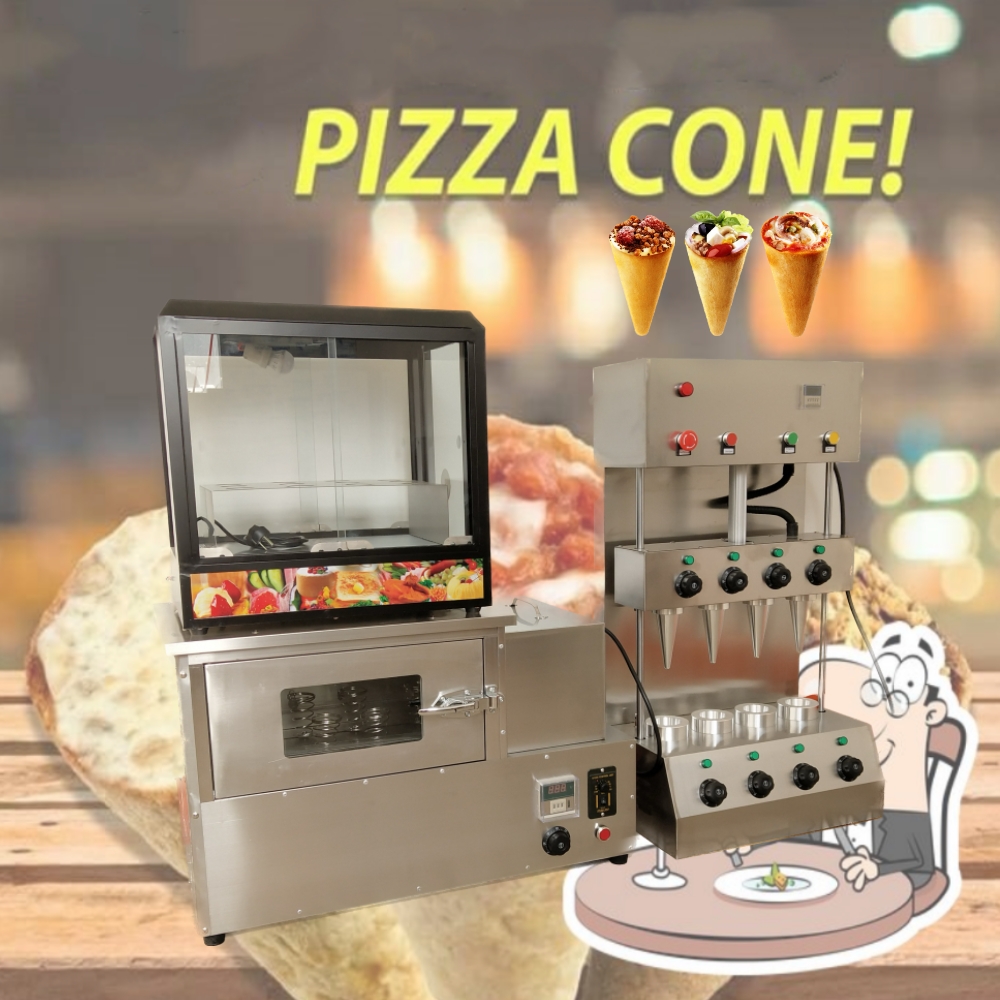 Máquina de Cone de Pizza Popul - Healthy Snacks Food avaliação e preço