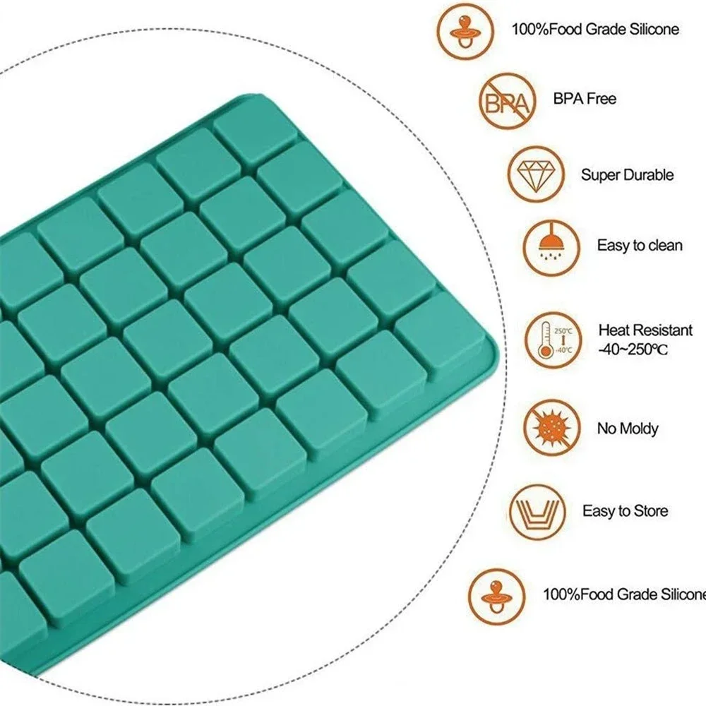 Molde de Silicone Quadrado par - Chocolate Snack avaliação e preço