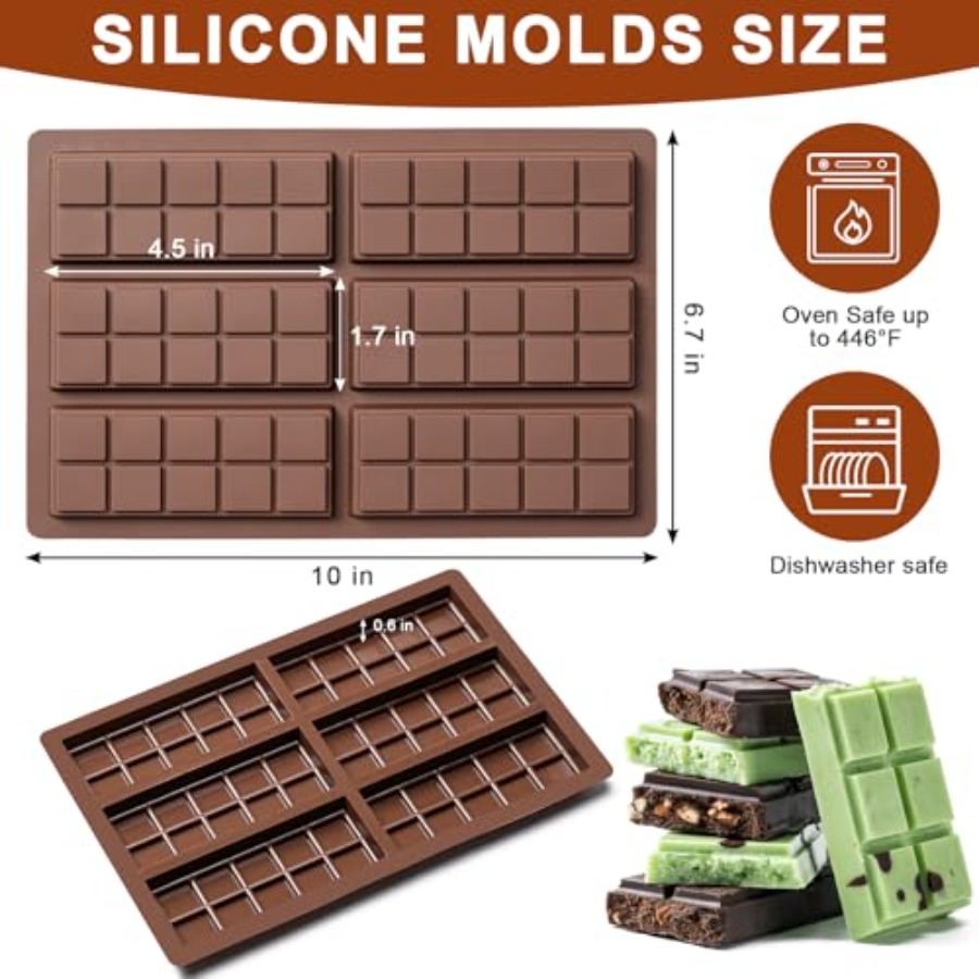 Molde de Silicone Antiaderente - Chocolate Snack avaliação e preço