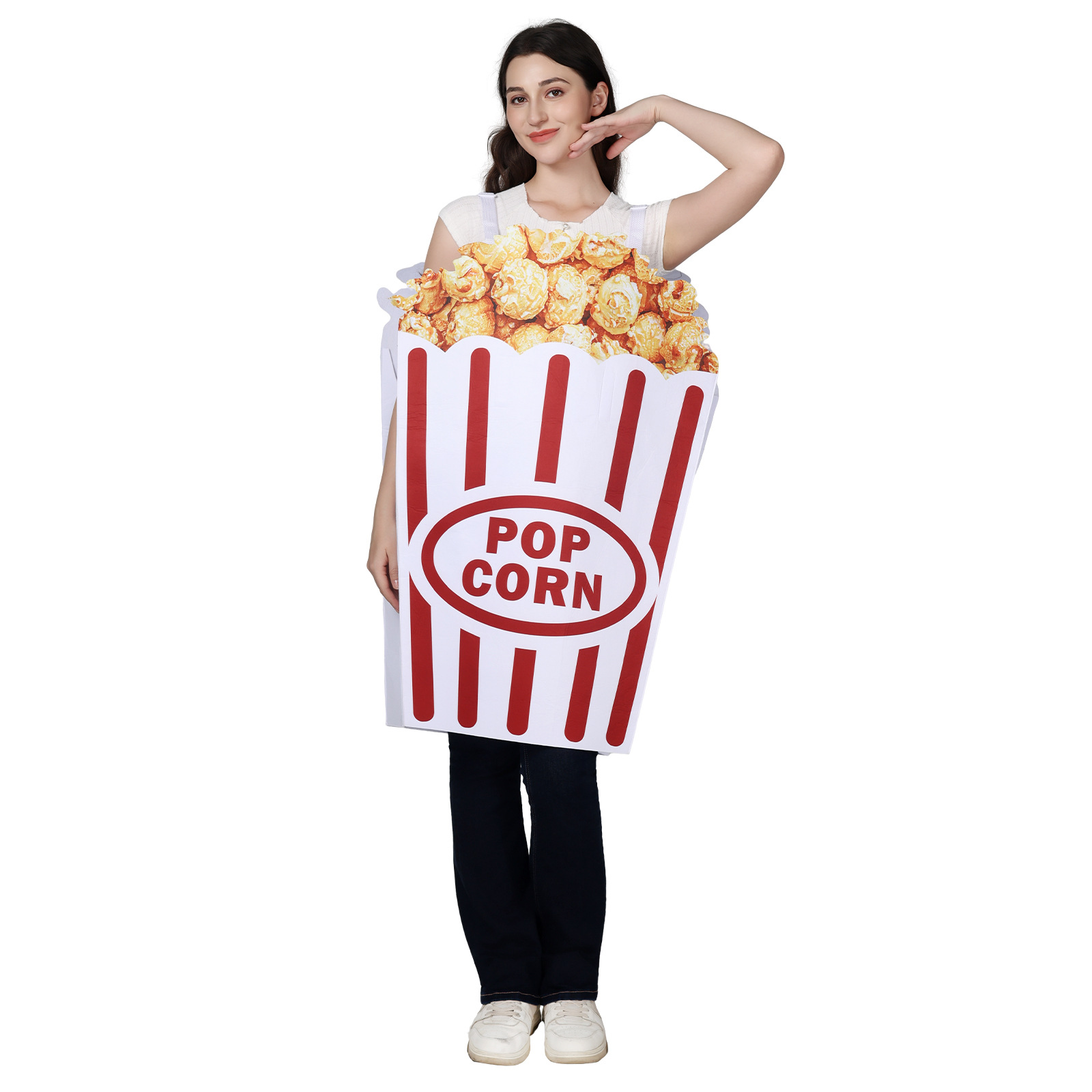 Fantasia de Caixa de Pipoca pa - Popcorn avaliação e preço