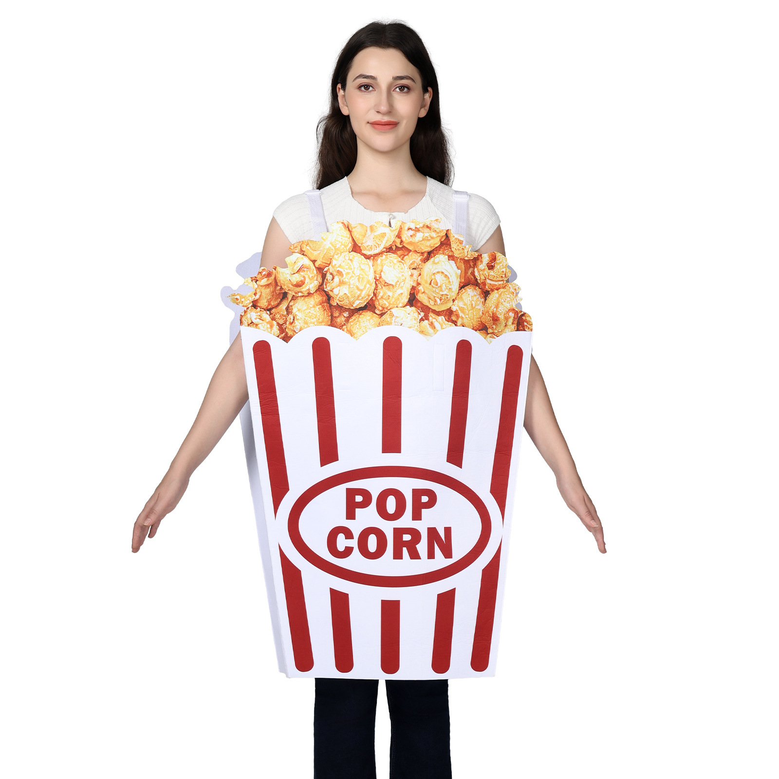 Fantasia de Caixa de Pipoca pa - Popcorn avaliação e preço