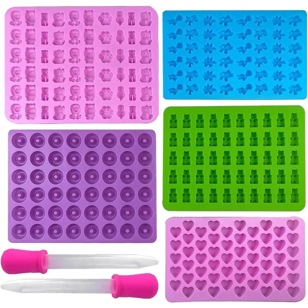 5 pçs moldes de silicone doces - Gummy Candy avaliação e preço