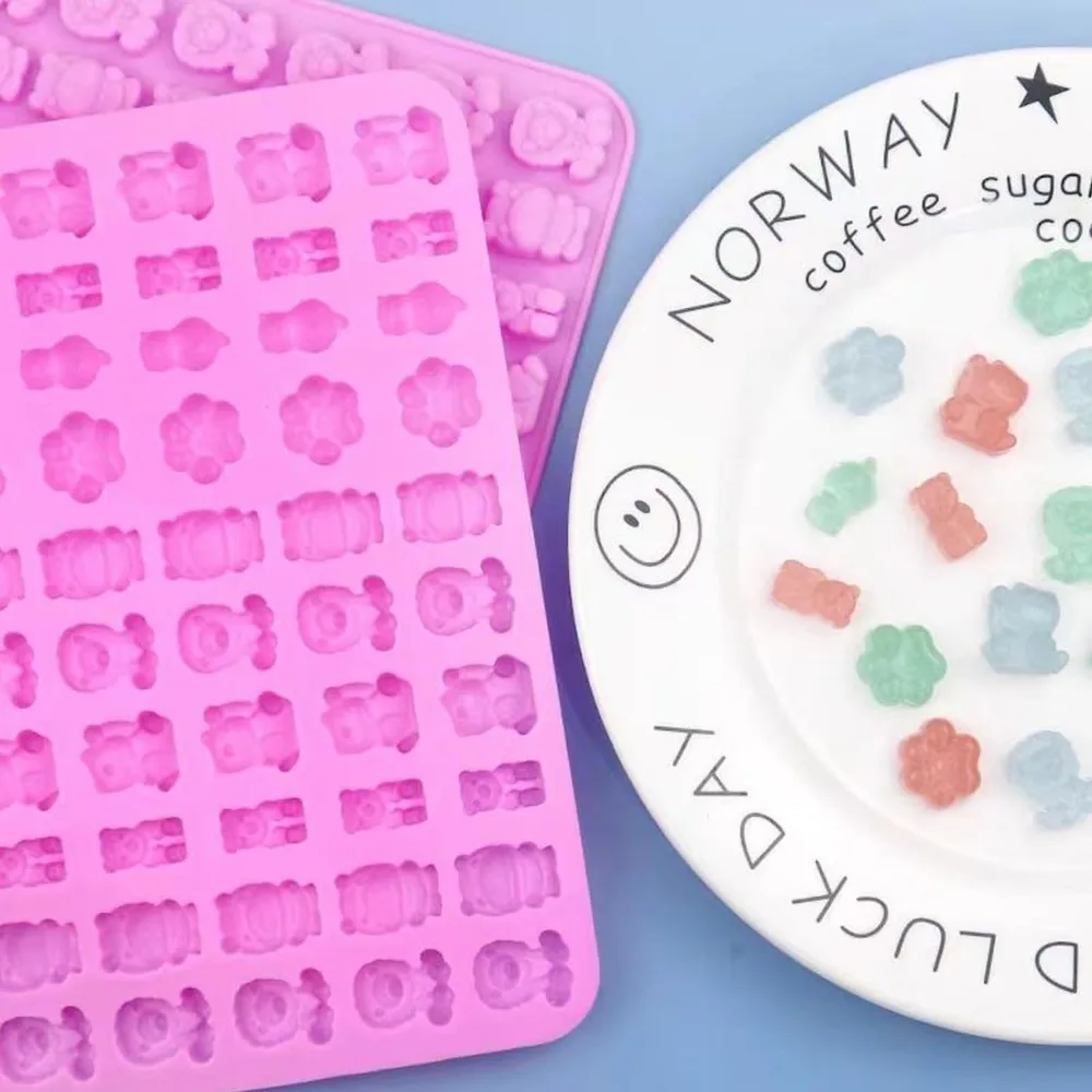 5 pçs moldes de silicone doces - Gummy Candy avaliação e preço